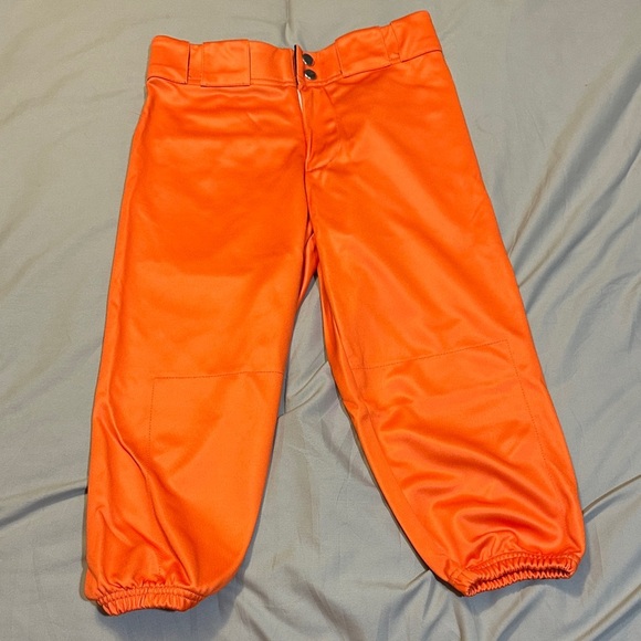 none Other - Never worn girls size 26 softball pants - orange